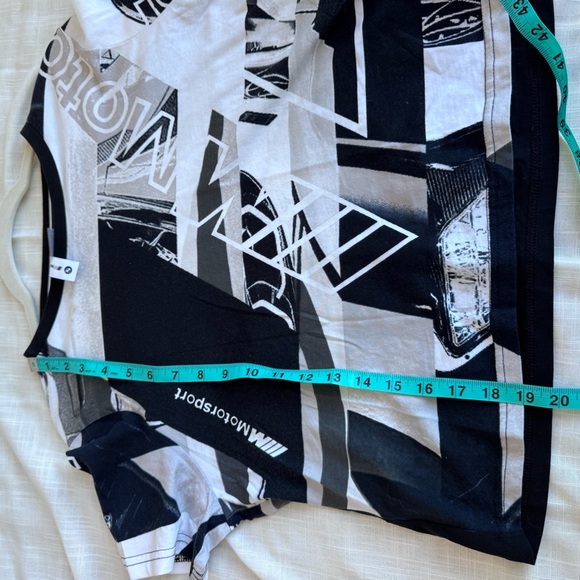 Puma BMW‎ SE Way Woman’s Street Cropped Tee AMG Petronas Motorsport Shirt large - Picture 8 of 8